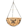 Round Iron Coconut Fiber Hanging Planter Basket