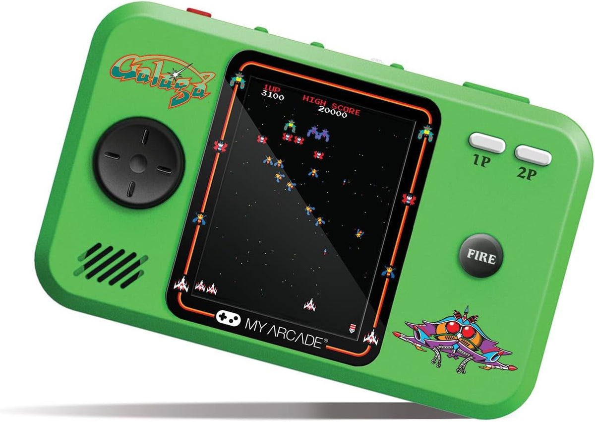 My Arcade Handheld (2.75") Pocket Player Pro GALAGA (2 Games)