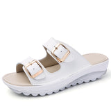 Genuine Leather Thick-Soled Outdoor Sandals