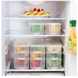 3-Tier Plastic Food Storage Box with Lid for Kitchen