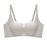 3D Velvet Thin Jelly Bra with Soft Support for Women