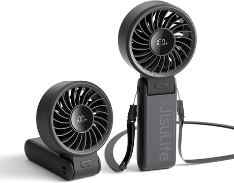 Jisulife Portable Personal Fan Life7 5000mAh Black