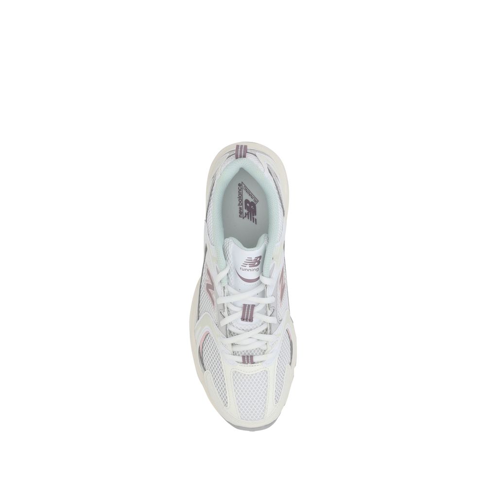 New Balance White Leather Tier 3 Sneakers