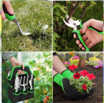 Black Garden Tool Bag