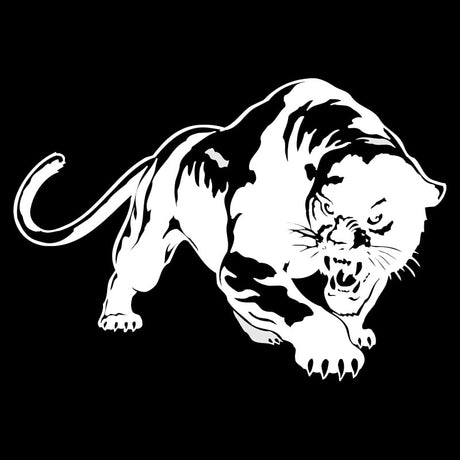 Tiger and Leopard Car Stickers - Reflective and Fun