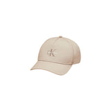 Calvin Klein Jeans Beige Recycled Polyester Cap (Baseball Hat)