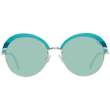 Emilio Pucci Turquoise Metal & Plastic Sunglasses