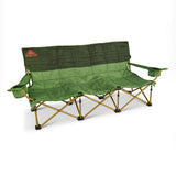 Kelty Lowdown Couch - 3 Person Capacity Camping Chair Extra Large and Sturdy Bench for Campsites Soccer Games and Backyard Parties 2023 (Dill)