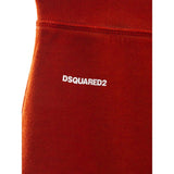 Dsquared² Red Cotton Athletic Pants