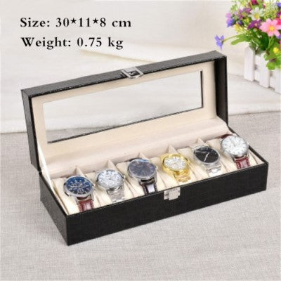 Elegant Wooden Watch and Jewelry Organizer Box