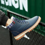 Men's Waterproof High-Top Hiking Boots for Outdoors