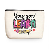 Teacher Gifts Teacher Appreciation Gifts Makeup Bag Teacher Birthday Gifts for Women Female Her Educator Mentor Teacher Coworker Graduation Retirement Thank You Gifts Apple Cosmetic Bag Travel Pouch