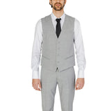Antony Morato Gray Polyester Waistcoat