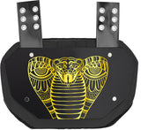 Sports Unlimited Chrome Cobra Football Back Plate for Shoulder Pads - Universal Fit Lower Back Pad - Youth & Adult