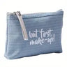 Waterproof Letter Pattern Zipper Makeup Bag Organizer