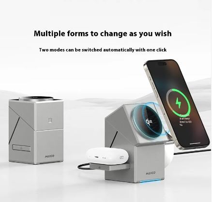 Qi2 3-in-1 Magnetic Wireless Charger