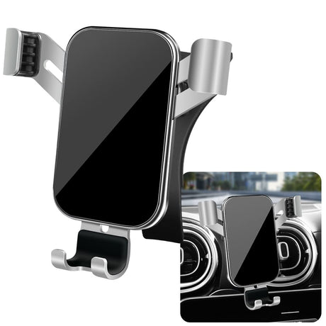 LUNQIN Car Phone Holder for Mercedes-Benz C-Class 2022 2023 2024 2025 C300 C63 C43 and GLC-Class 2023 2024 2025 GLC300 GLC350e GLC43 GLC63 Auto Accessories Cell Phones Mount Cellphone Cradle Stand