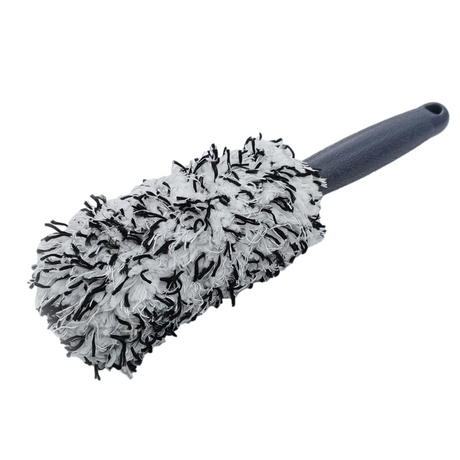 Extended Handle Ultra-Fine Fiber Wheel Cleaning Brush