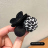 Fur Ball Flocking High Ponytail Hair Clip