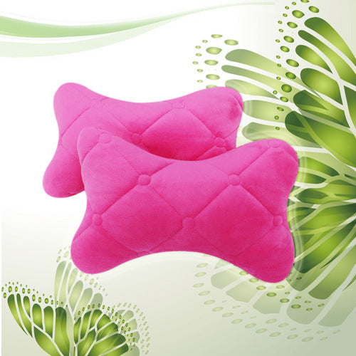 Car Headrest Neck Pillow Winter Plush Side Support