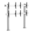 Brateck Video Wall FloorStand 4x4 60x40 50kg/Screen LVS02-446FB