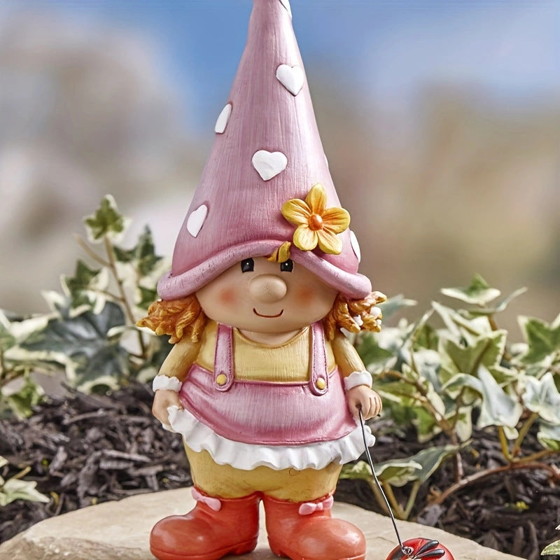 Garden Gnome Statue - Resin Tabletop and Room Decor