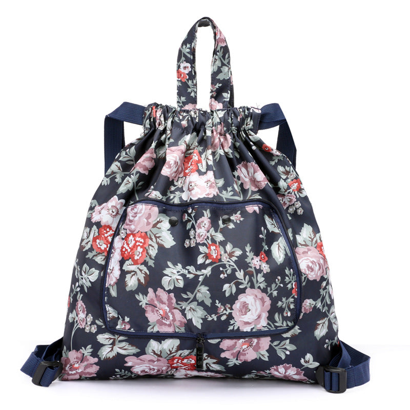 Waterproof Folding Drawstring Storage Backpack
