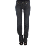 John Galliano Blue Cotton Bootcut Jeans