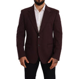 Dolce & Gabbana Purple Cotton Blazer