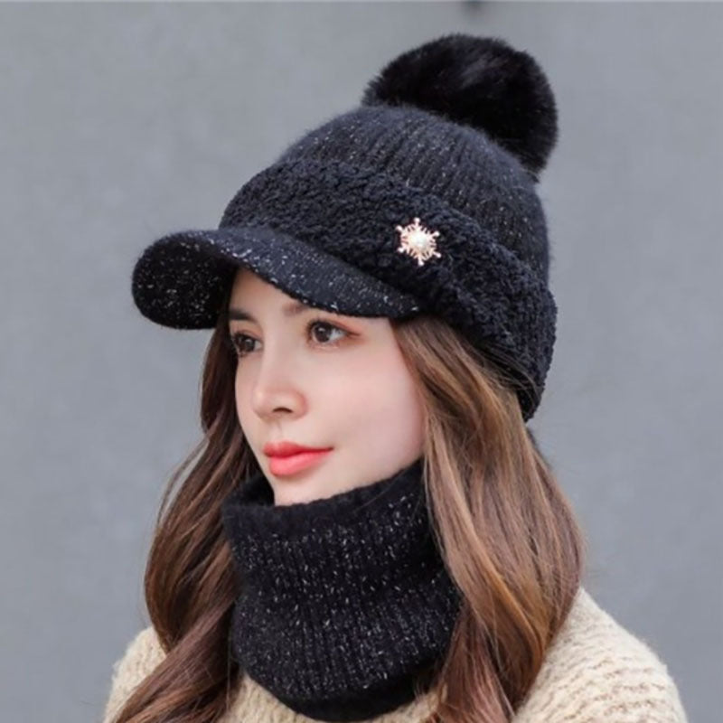 Korean Fashion Windproof Wool Outdoor Hat