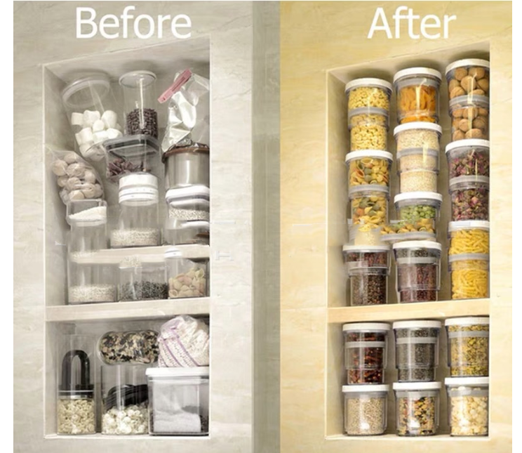 Adjustable Vacuum Storage Container with Freshness Seal