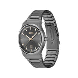 Hugo Boss Gray Stainless Steel Dress Watch