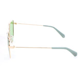 Polaroid Gold Metal Sunglasses