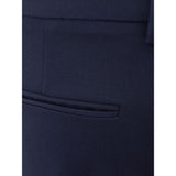 Lardini Blue Wool Dress Pants