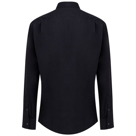 Dolce & Gabbana Navy Blue Cotton Dress Shirt