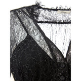 Lardini Black Nylon Casual Dress