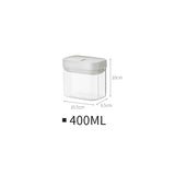 Stackable Plastic Food Storage Containers for Kitchen