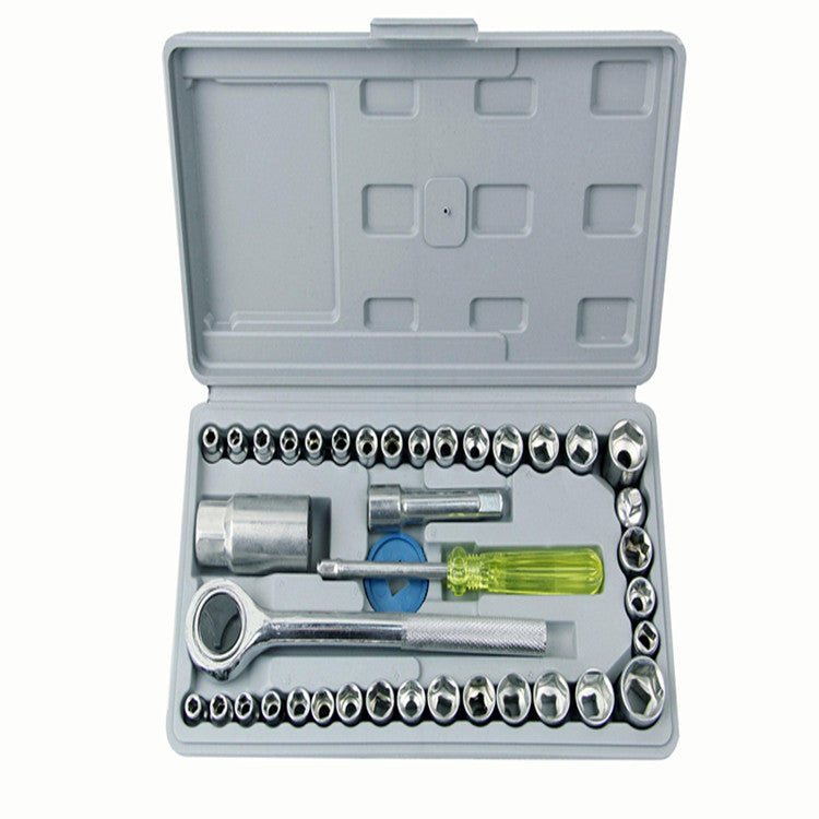 Automotive Repair Tool Set with Wrenches and Hardware