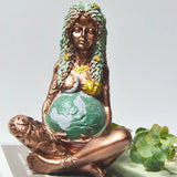 Millyear Mother Earth Resin Ornament for Home Decor