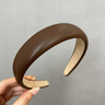 Leather & Sponge Hair Bands