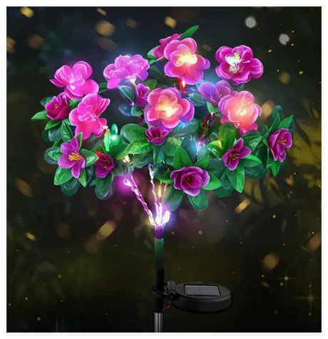 Azalea Flowers LED Garden Lights (One Piece)