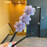 Korean Style Flower Bun Maker Hair Accessory for Women