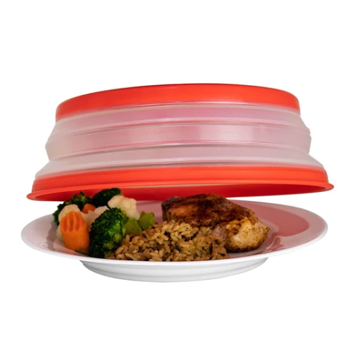 Collapsible Microwave Splash Cover