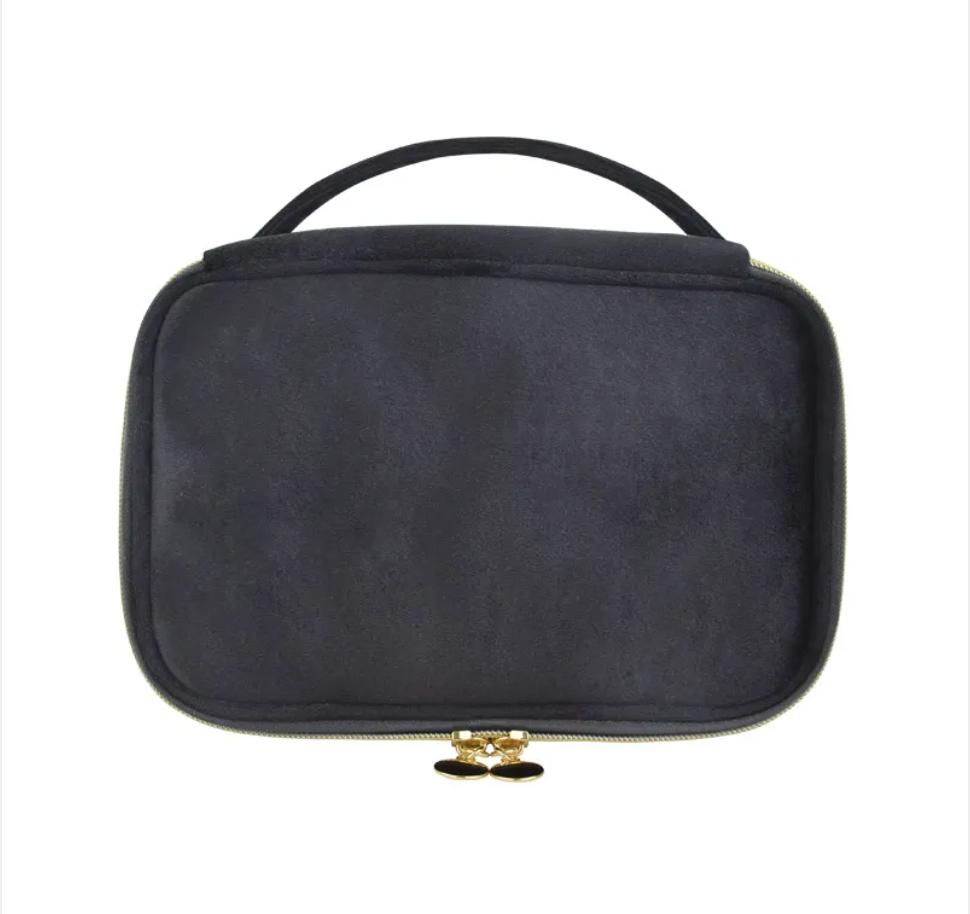 Portable Velvet Cosmetic Bag
