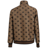 Dolce & Gabbana Bronze Polyester Shell Jacket
