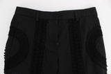 Dolce & Gabbana Elegant Black Torero Capri Pants