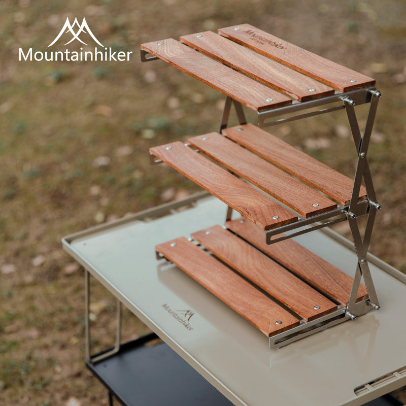 Portable Multi-Functional Folding Camp Shelf (3-Tier)