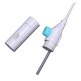 Dental Flusher with Spray and Press Features