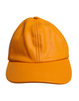 Dolce & Gabbana Orange Cotton 6 Panels Baseball Cap