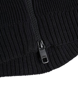 Dolce & Gabbana Black Wool Whole Head Wrap Balaclava Hat